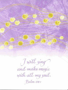 Card ・ Psalm 108 (A139b)