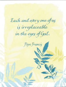 Card ・ Pope Francis (B39b)