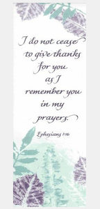 Bookmark ・ Ephesians 1:16 (BKT25)